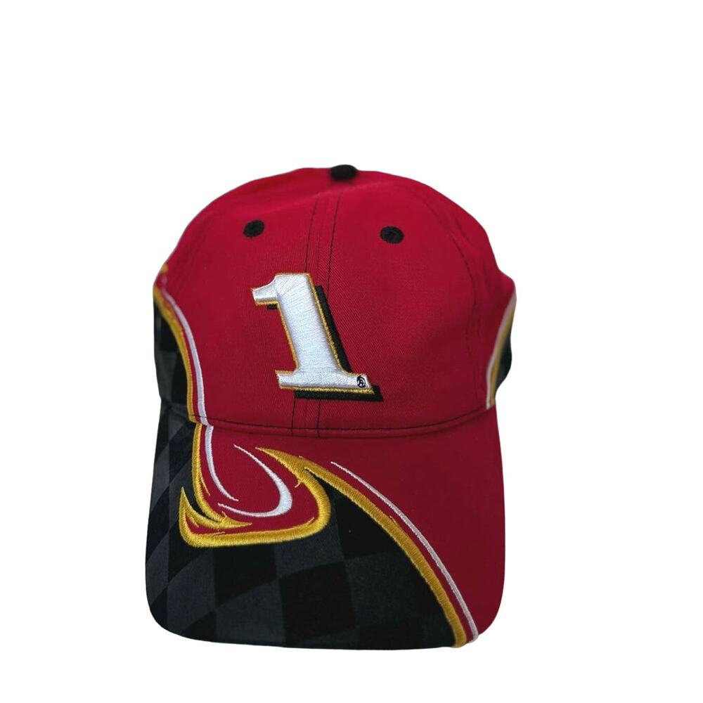 MARTIN TRUEX JR Hat Adult OSFM Black Red NASCAR Earnhardt Bass Pro